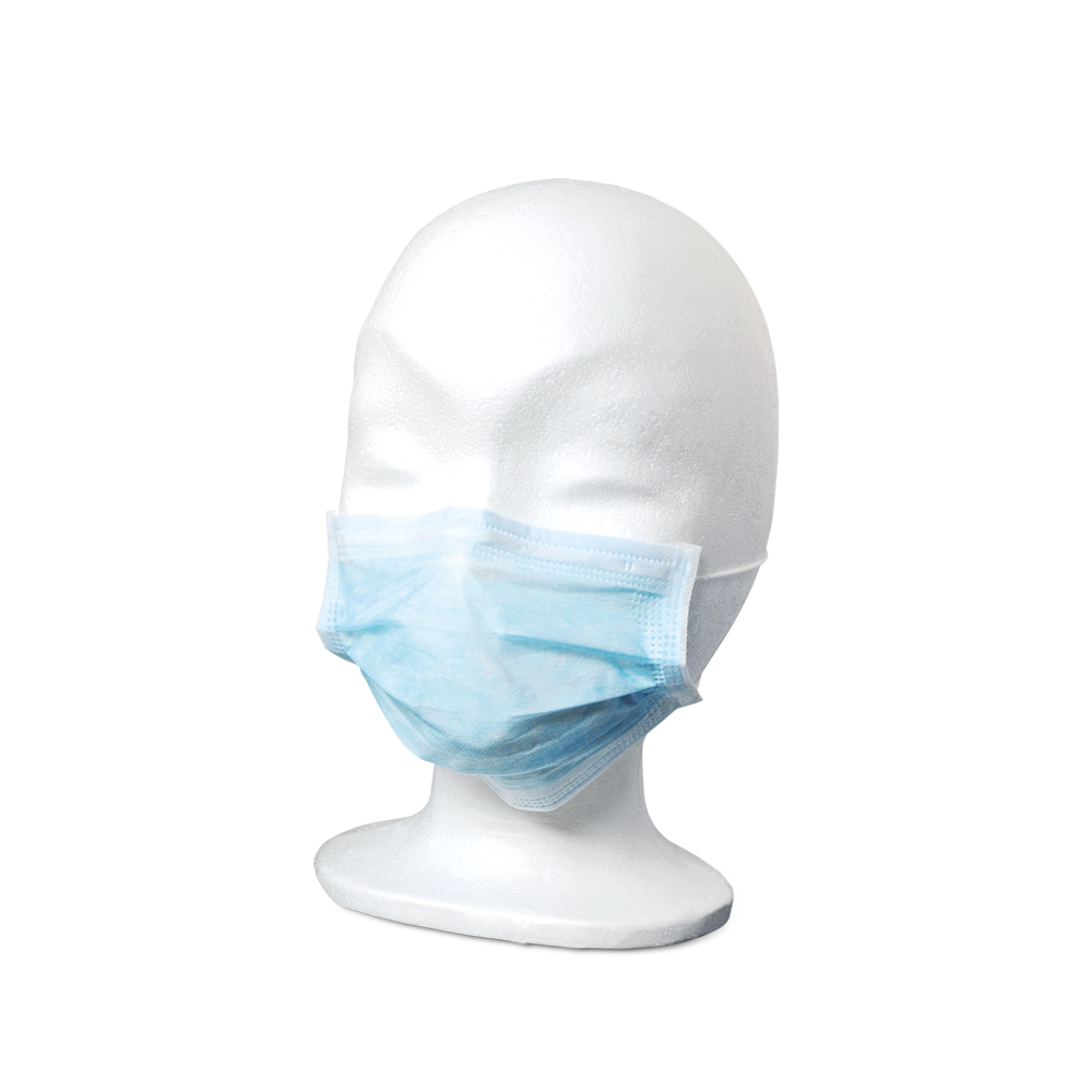 MaiMed-FM C plus., masker, unst. met rubberen operatiemasker, niet-steriel, 3-laags, blauw, 50 stuks/doos | Doos (50 stuks)