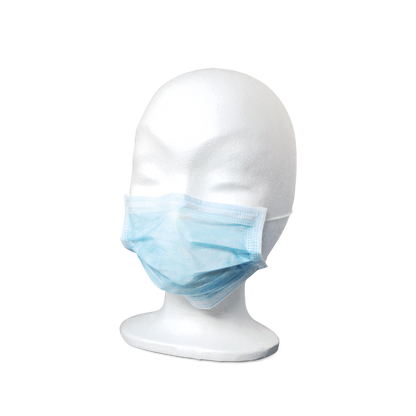 MaiMed-FM C plus., masker, unst. met rubberen operatiemasker, niet-steriel, 3-laags, blauw, 50 stuks/doos | Doos (50 stuks)