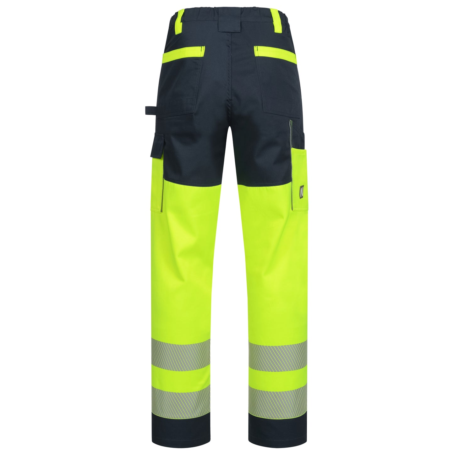NITRAS MOTION TEX VIZ, lange werkbroek met hoge zichtbaarheid