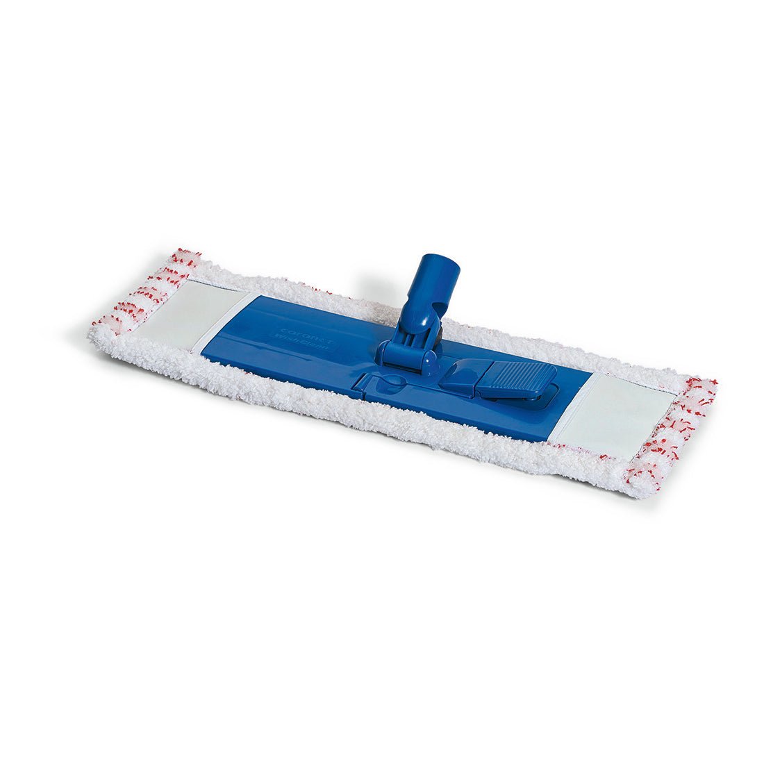 De Nölle Profi Brush vloerwisser (45x15 cm) van Nölle Profi Brush Borstel- & Penseeltechniek e.K. is een kunststof vlakmopkop met wit/rood microvezelpad, die is ontworpen voor vloerreiniging en beschikt over een centrale steelhouder.