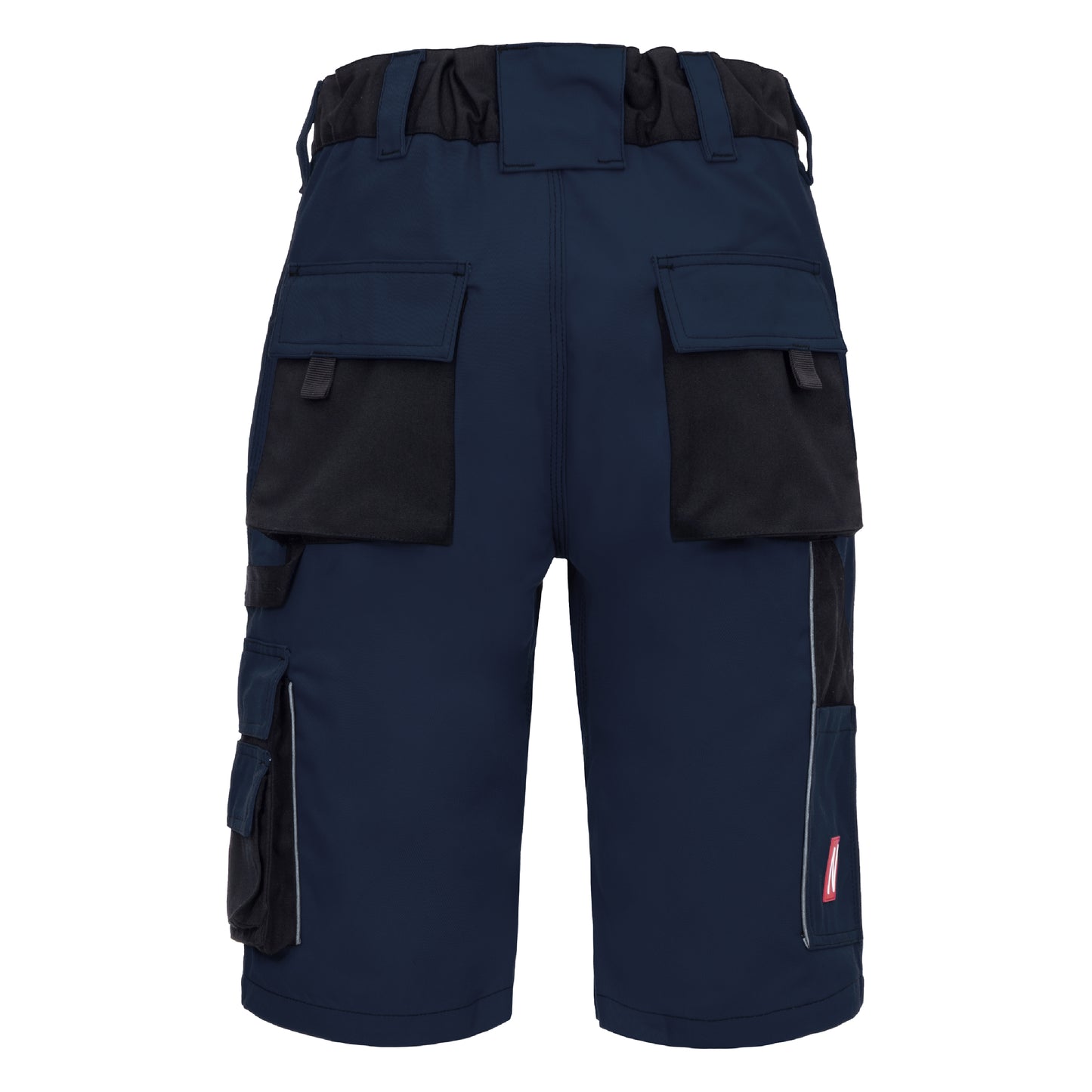 NITRAS MOTION TEX PLUS, werkbroek, kort, marineblauw/zwart