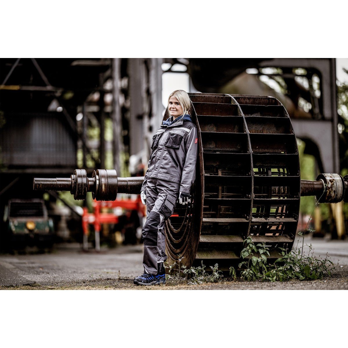 NITRAS MOTION TEX PLUS, werkjas, grijs/zwart