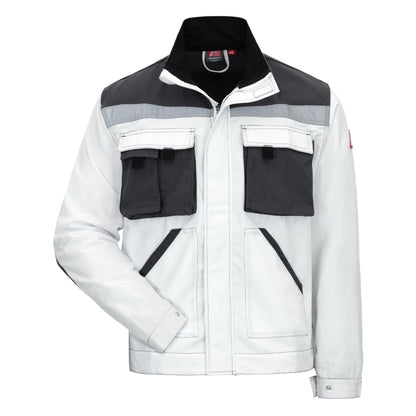NITRAS MOTION TEX PLUS, werkjas, wit/grijs