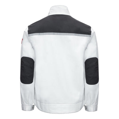 NITRAS MOTION TEX PLUS, werkjas, wit/grijs