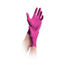 MaiMed-solution100 latexvrije handschoenen, magenta, niet-steriel, poedervrij