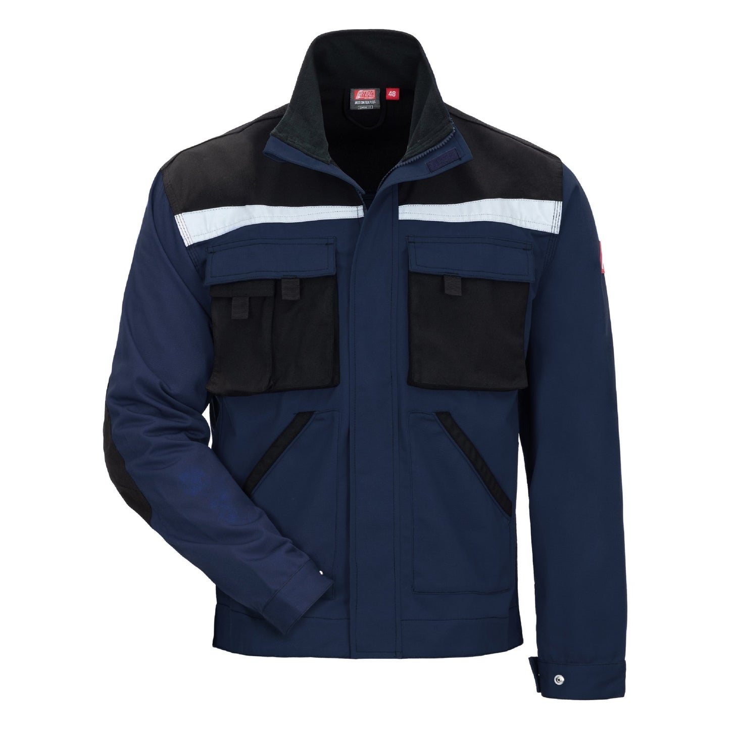 NITRAS MOTION TEX PLUS, werkjas, marineblauw/zwart