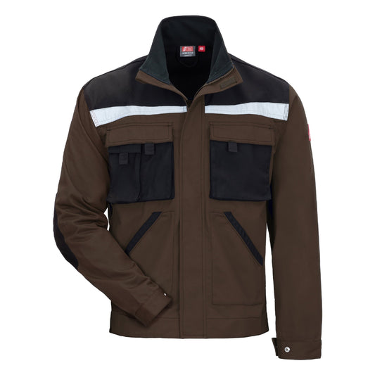 NITRAS MOTION TEX PLUS, werkjas, bruin/zwart