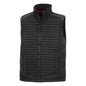 NITRAS MOTION TEX PLUS, gewatteerd softshell vest, zwart