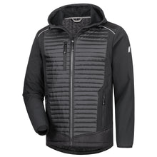 NITRAS MOTION TEX PLUS, gewatteerd softshell jack, zwart
