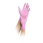 MaiMed-solution 100 roze niet-steriele, poedervrije latexvrije handschoen, blauw, 100 stuks/doos