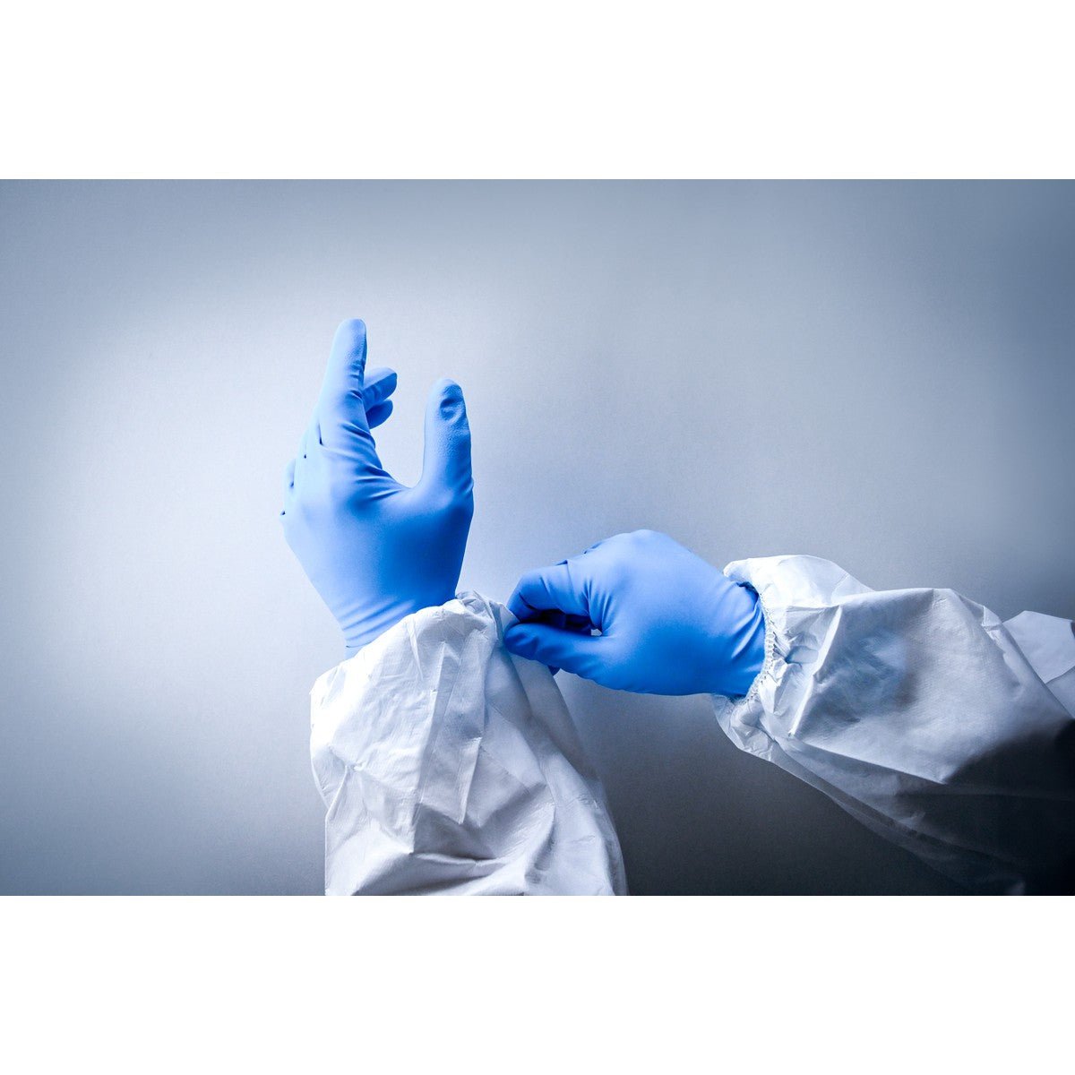 NITRAS HIGH RISK NITRILE, nitril wegwerphandschoenen, blauw