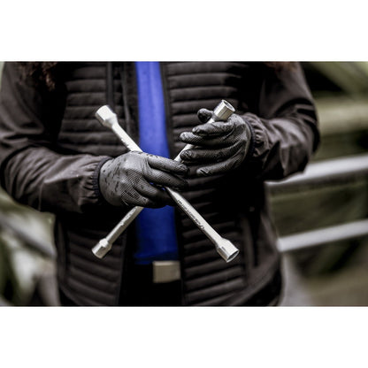 NITRAS TOUGH GRIP LIGHT, nitril wegwerphandschoenen, zwart
