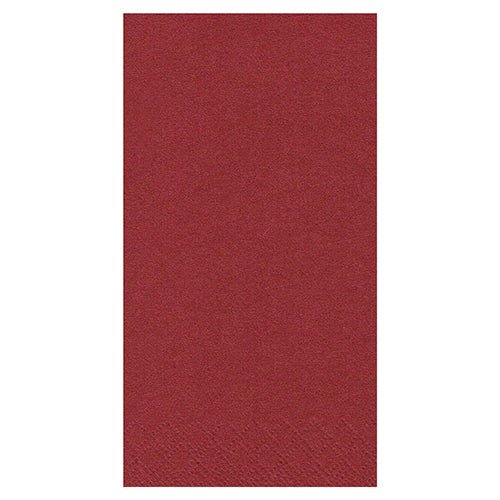 Een rechthoekig rood blad, dat de PAPSTAR 250 servetten, 3-laags, 1/8-vouw van de PAPSTAR Het logo, dat lijkt op dat van een GmbH, wordt weergegeven tegen een witte achtergrond. Het licht gestructureerde oppervlak weerspiegelt de kwaliteit en de krachtige kleur van dit premium servet.