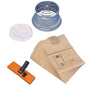 De accessoireset voor droogzuigen voor vacumat 12 van Diversey Deutschland bevat een universeel stofzuigermondstuk, een dubbele filterpapierzak, een filterkorf en een filterdoek (1 stuk) voor uw stofzuigeraccessoires.