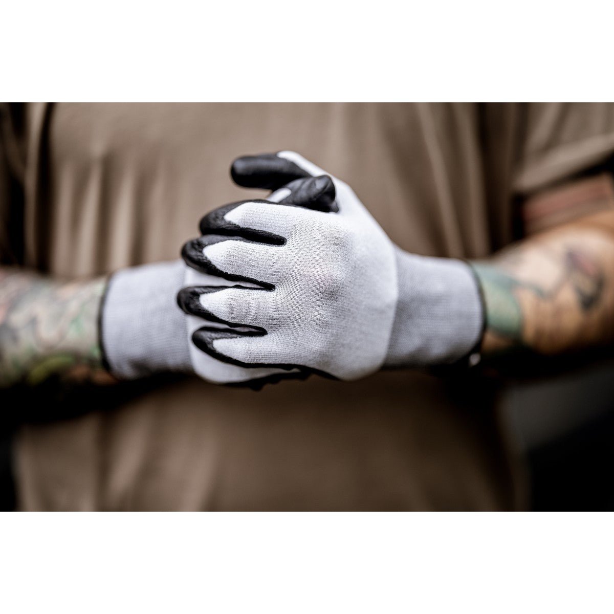 NITRAS SKIN CLEAN, montagehandschoenen, grijs/zwart