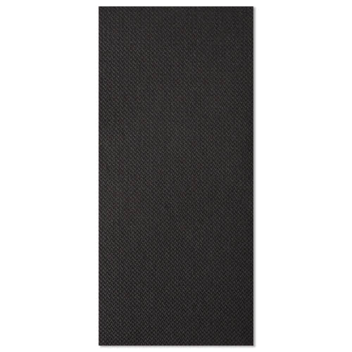 De afbeelding toont 50 servetten „ROYAL Collection“ (1/8-vouw, 40 x 40 cm) van de PAPSTAR GmbH in zwart met een subtiele weefstructuur, ideaal voor elegant gedekte tafels.