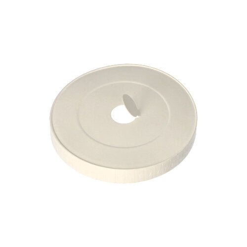 De PAPSTAR deksel voor drinkbekers, rond Ø 8 cm, wit van karton/folie (50 stuks) van PAPSTAR GmbH is ideaal voor milieuvriendelijk gebruik en toont een plat, rond ontwerp met lipje en gat.