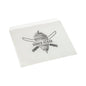 De PAPSTAR döner-kebab-zakken 16x16 cm (wit, krimpfolie, 1000 stuks) van PAPSTAR GmbH hebben een döner-spies met gekruiste messen en "DÖNER KEBAB" - de ideale verpakkingsoplossing voor snackbars.