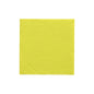 Een enkele PAPSTAR servet 1/4-vouw, 24x24 cm in limoengroen uit de "DAILY Collection" (20 stuks), van PAPSTAR GmbH, ligt plat op een witte ondergrond - ongebruikt, met zichtbare structuur - ideaal voor een stijlvolle tafeldecoratie.