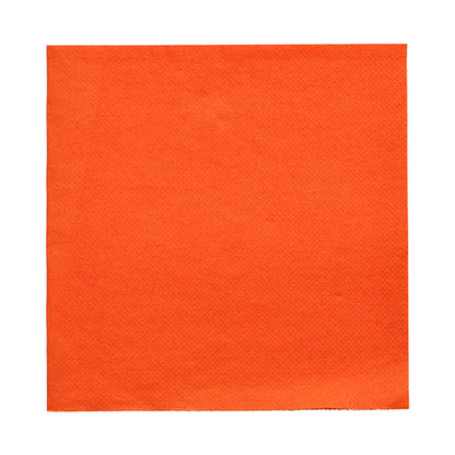 De 50 servetten „DAILY Collection“ 1/4-vouw (32x32 cm) van PAPSTAR GmbH zijn effen oranje, subtiel gestructureerde servetten – ideale hoogwaardige servetten voor elke gelegenheid.
