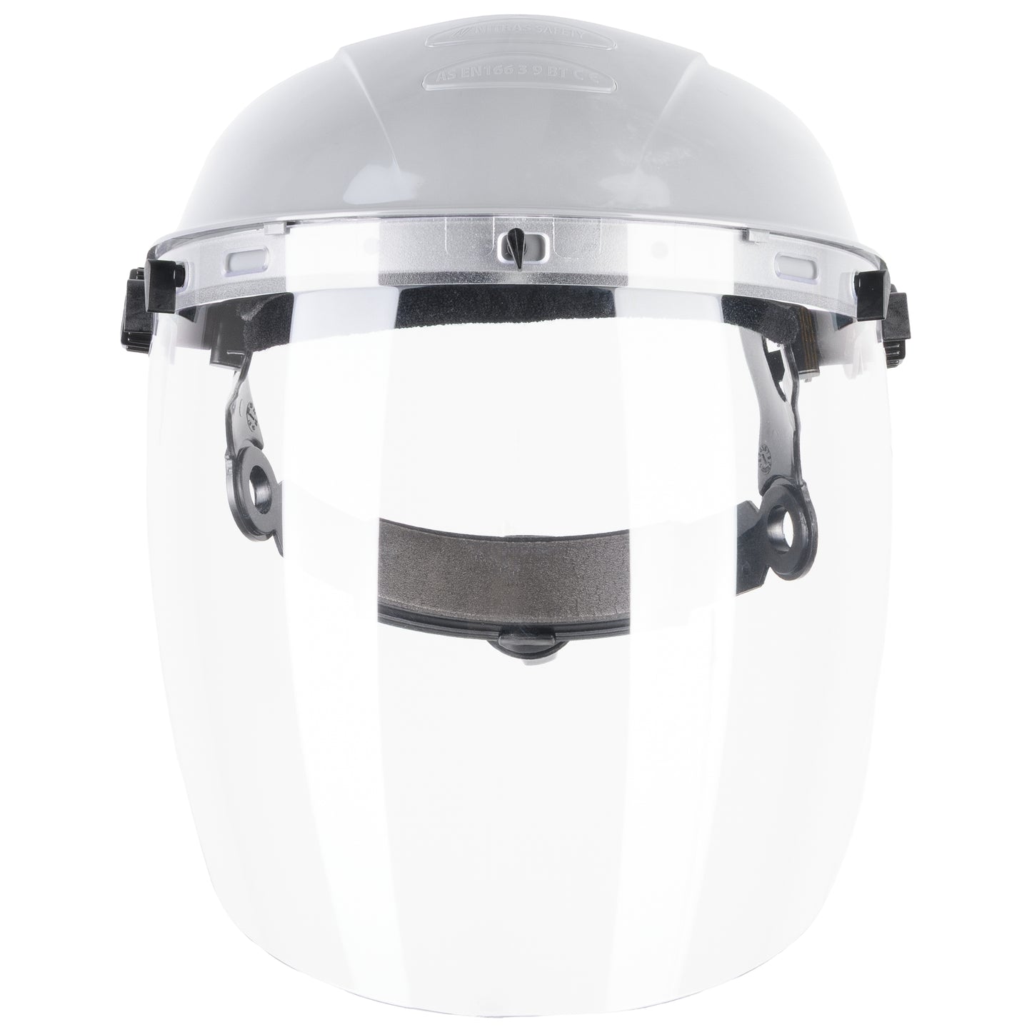 NITRAS PROTECT vizier, transparant / zwart, EN 166 kunststof | Pak (1 stuk)