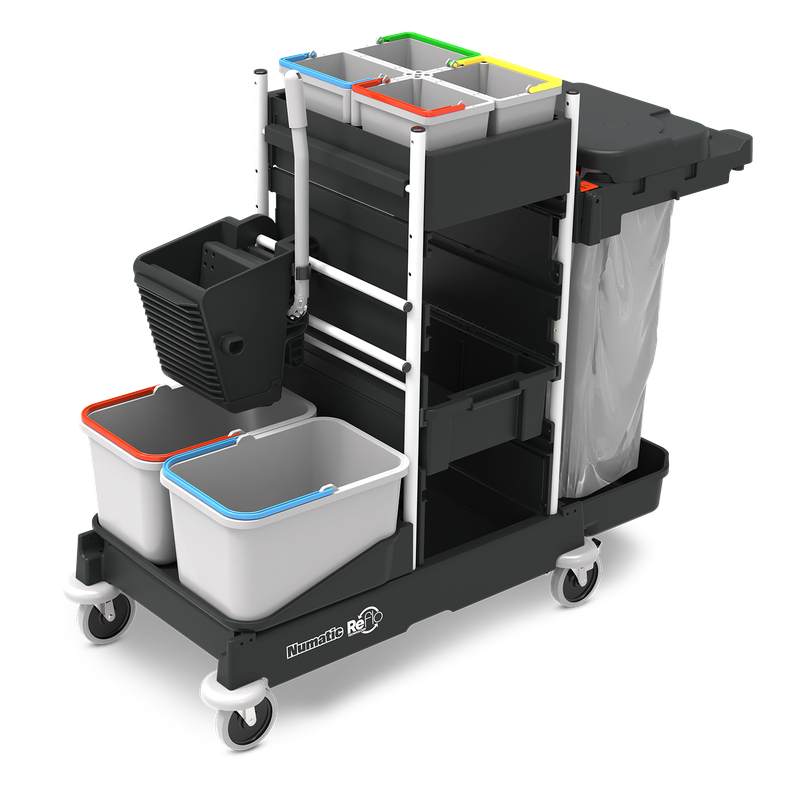 Numatic schoonmaakwagen ProCar 7G Zwart (SM1) | Pak (1 stuk)