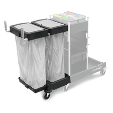 Numatic afvalbak uitbreidingsset 240 liter voor SM-4, gepoedercoat, zwart (Reflo) | Pak (1 stuk)