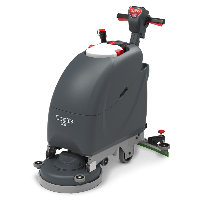 Numatic accu schrobzuigmachine TBL4045 ZONDER accu incl. TenTec borstel rood | Pak (1 stuk)