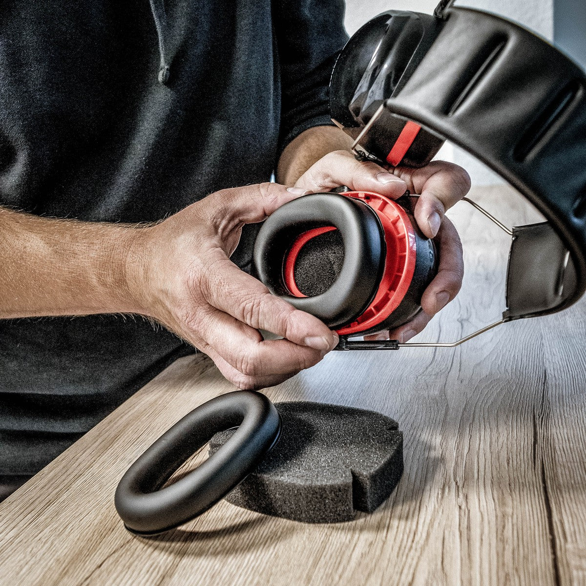 NITRAS hygiëneset voor oorkappen, 1 paar per polybag | Pakket (1 paar)