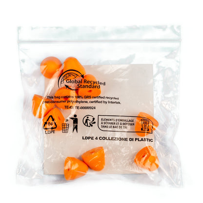 NITRAS oordopjes, oranje, EN 352, polybag à 5 paar | Pak (1 stuk)