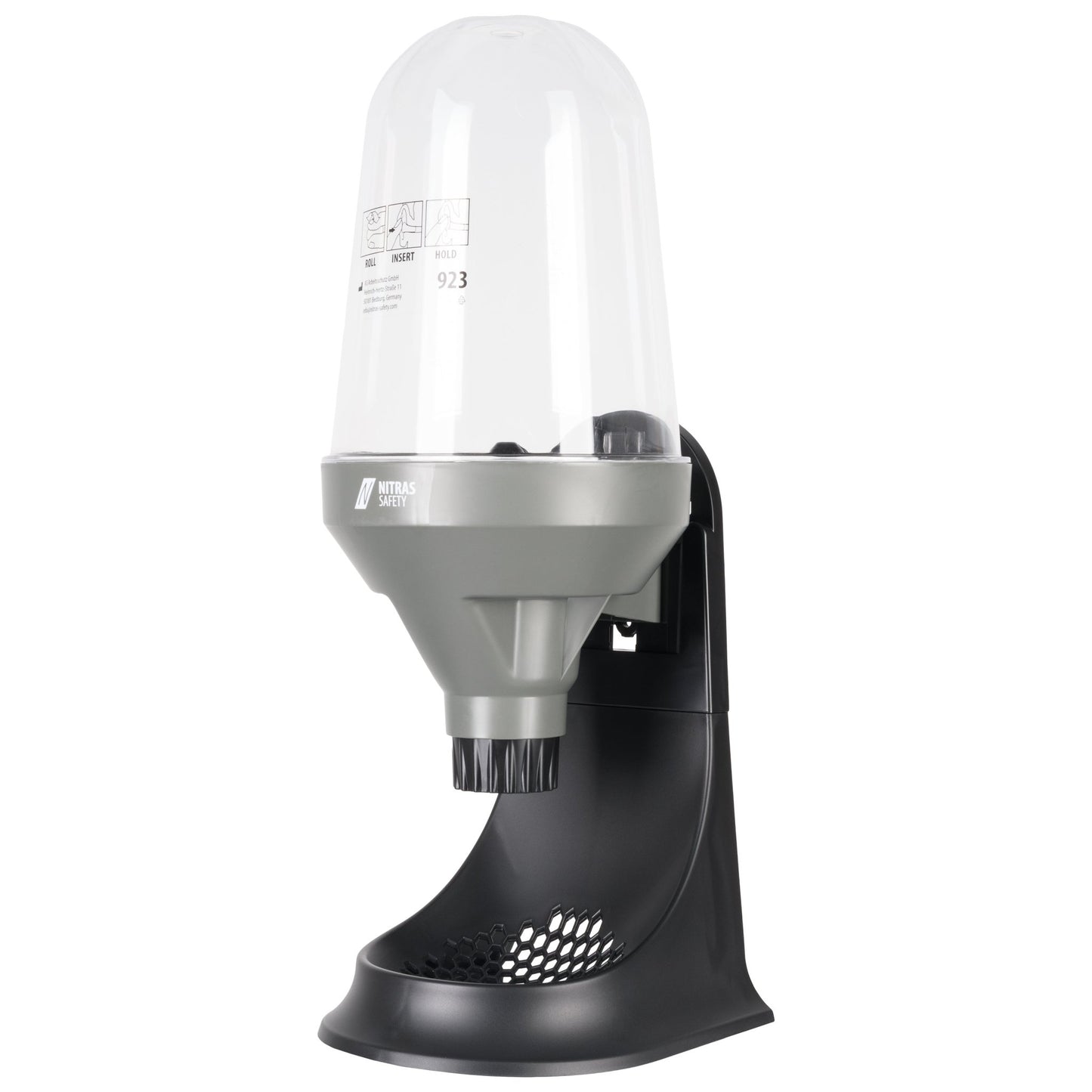 NITRAS gehoorbeschermingsdispenser, grijs/zwart, EN 352 | Pak (1 stuk)