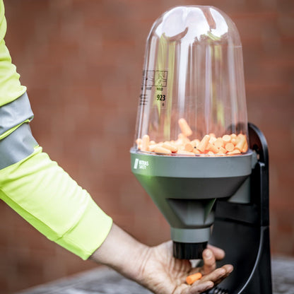 NITRAS gehoorbeschermingsdispenser, grijs/zwart, EN 352 | Pak (1 stuk)