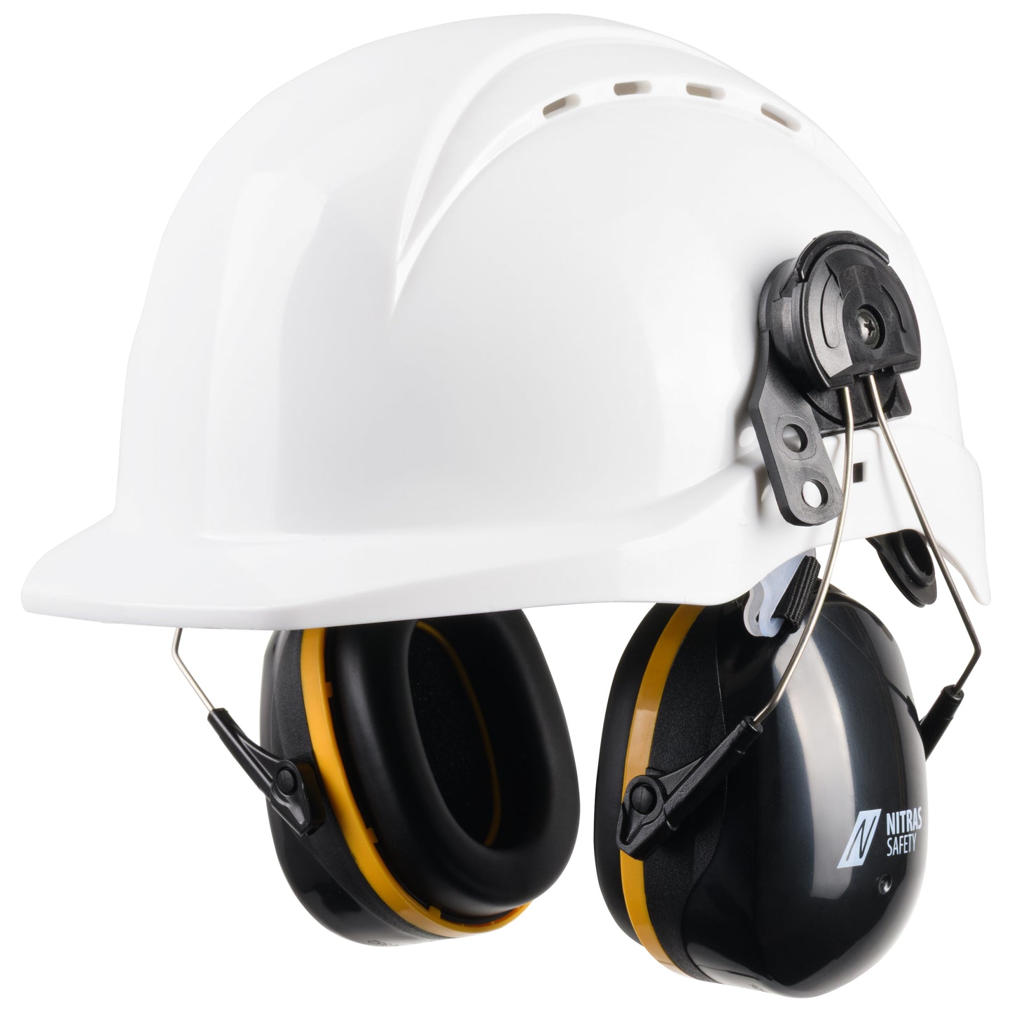 NITRAS MUTE DEFENDER PRO, oorkappen, zwart/geel, EN 352-3 kunststof | Pak (1 stuk)