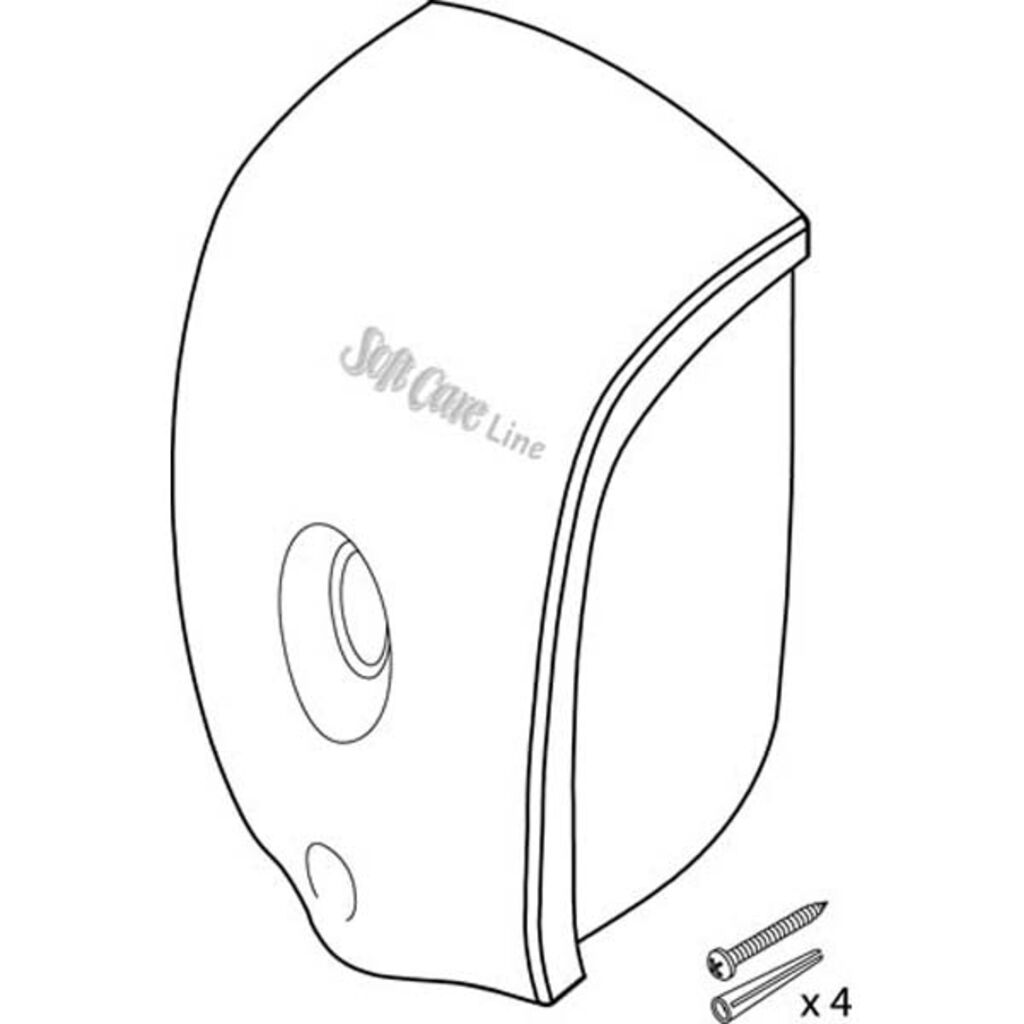 Soft Care Lijndispenser | Verpakking (1 stuk) 800ml