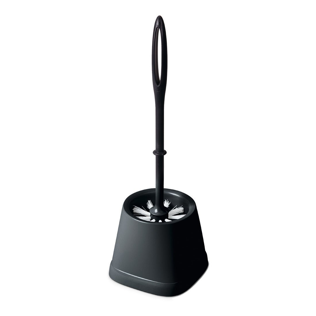 De Nölle Profi Brush WC-garnituur Topfform van Nölle Profi Brush Borstel- & Pinseltechnik e.K. is een praktische toiletborstel met zichtbare witte borstelharen in een bijpassende houder, die betrouwbare hygiëne in dagelijks gebruik ondersteunt.