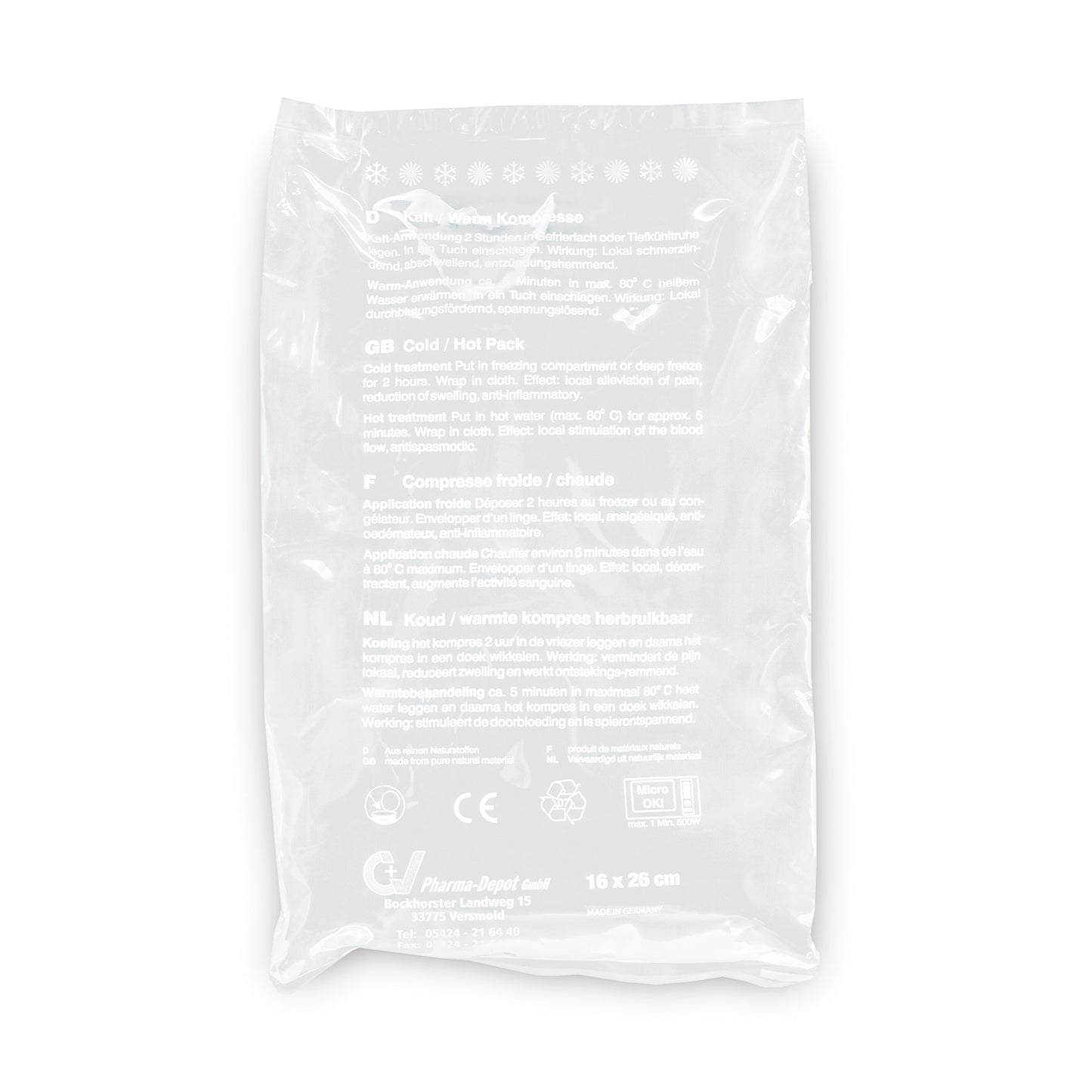 Koud-warm kompres | 1 kompres