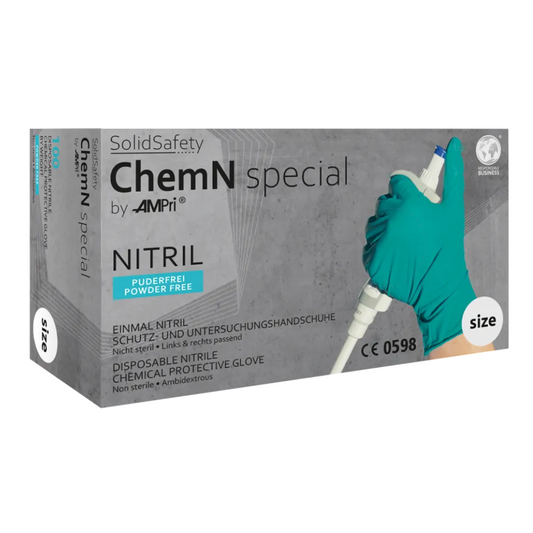 Ampri vaste effecten chemn Special Nitril chemische beschermingshandschoenen S - XXL