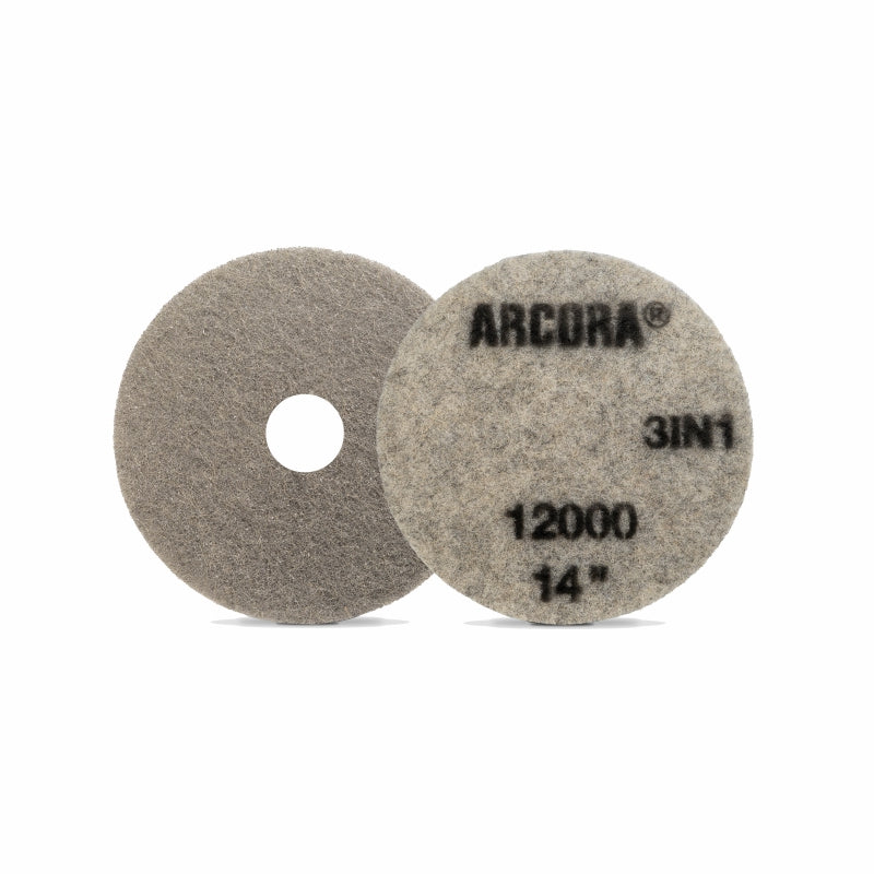 ARCORA SUNSHINE ProPAD 3-in-1 reinigings- en polijstpad, grijs