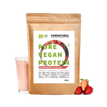 Biologische vegan eiwitpoeder aardbei zonder soja