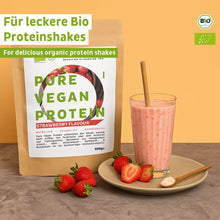 Biologische vegan eiwitpoeder aardbei zonder soja