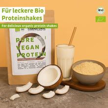 Biologische vegan eiwitpoeder kokosnoot zonder soja