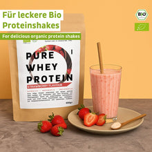 Biologische weiproteïnepoeder aardbei