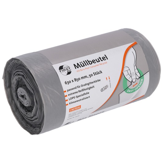 Deiss First Plus PCR -vuilniszakken 80 liter, 34043