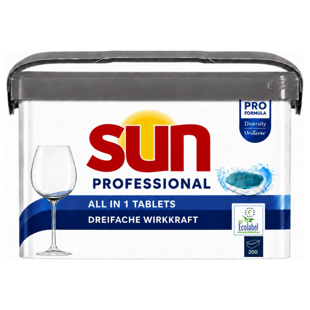 Sun Professional All in 1 Tabs 200 Tabs – Vorderansicht