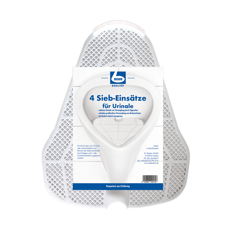 Zeef inzetstuk voor urinoirs