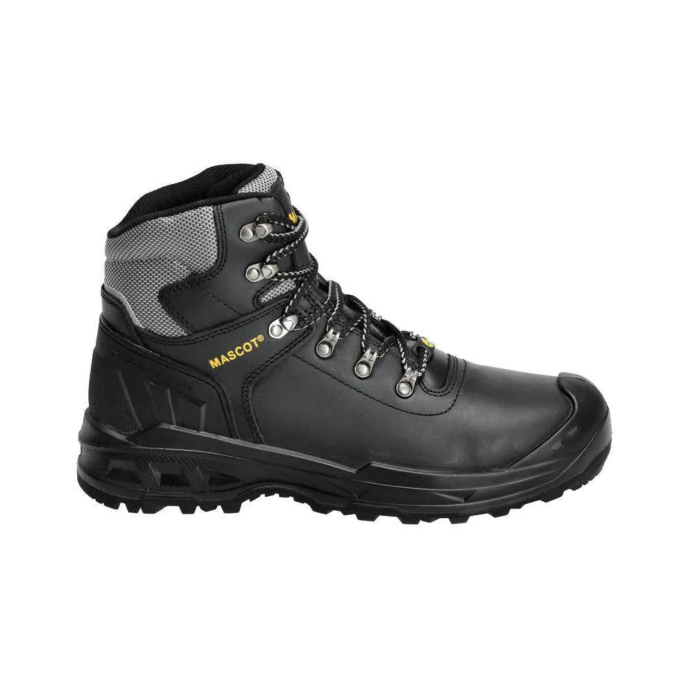 MASCOT® Elbrus veiligheidslaarzen S3 veiligheidsschoenen, zwart/geel