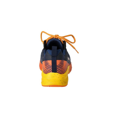 Veiligheidsschoenen S1PS, veiligheidsschoenen met veters S1PS, zwart blauw/licht oranje