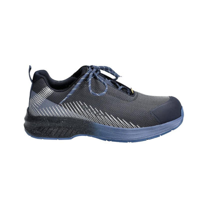Veiligheidsschoenen S1PS, veiligheidsschoenen met veters S1PS, zwart-blauw