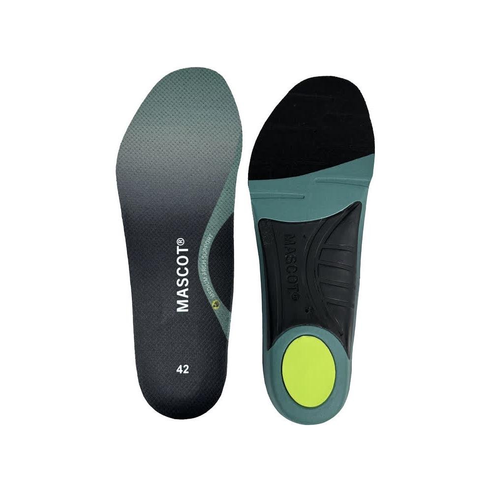 MASCOT® inlegzolen, inlegzolen met gemiddelde ondersteuning van de voetboog, zwart
