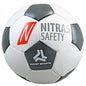 NITRAS voetbal, PU, ​​wit/zwart | Pak (1 stuk)